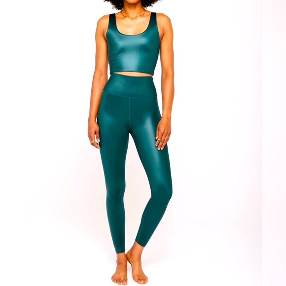 NWT Spiritual Gangster Indie Wet Look Crop Tank - Picture 5 of 5